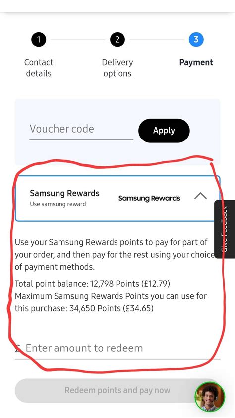 samsung uk reward points